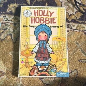 American Greetings Holly Hobbie Colorforms Dress-Up Set - Blue and Brown